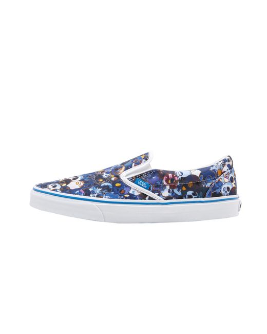 Vans Blue Classic Slip-On Lx "Murakami" Vn-0Zsigue" for men