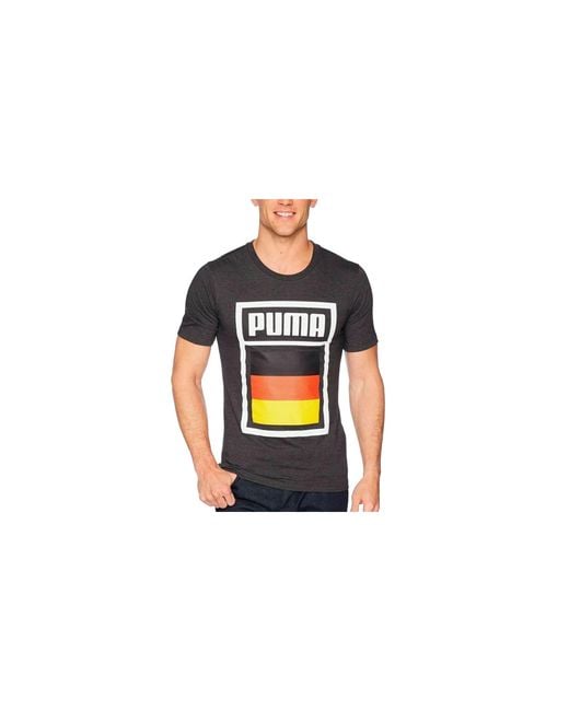 PUMA Black Forever Football Country T-Shirt "Germany for men