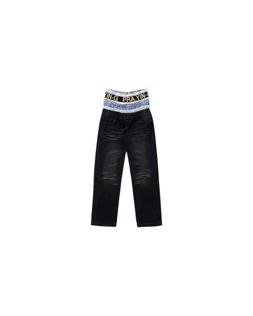 PRAYING Black Boxer Jeans Pray240857" for men