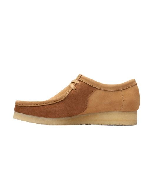 Clarks Black Wallabee "Tan T" 26175917" for men
