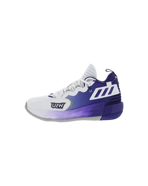 Adidas Black Dame 7 Extply "Weber State University" Gx3459" for men