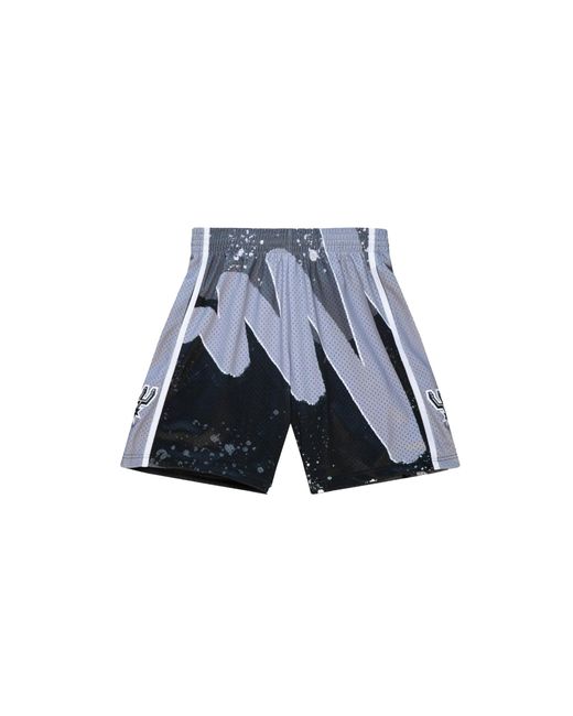 Mitchell & Ness Black Hyper Hoops Swingman Shorts "Nba San Antonio Spurs 1998" Pfsw1254 Sas98Pppmtbk" for men