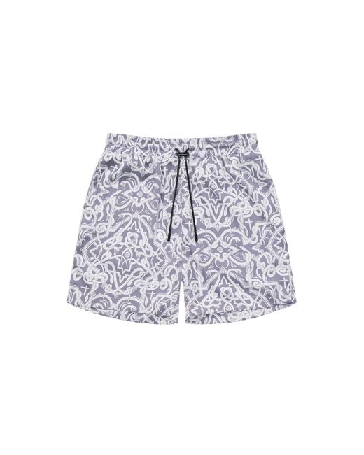 RTA Black Clyde Short "Exotic Snake" Msptw879 B1196Gresn" for men