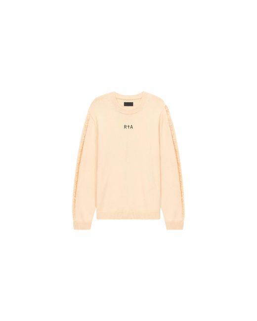 RTA Black Ethan Sweater "Raw Sand Cross" Mexok1269 K1421Rscrs" for men