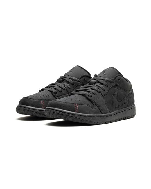 Nike Black Air 1 Low Se Craft "dark Smoke Grey / Varsity Red" Shoes for men