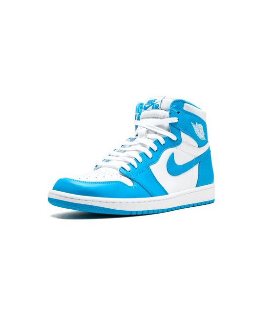 Nike Blue Air 1 Retro High Og "Unc" 555088 117" for men