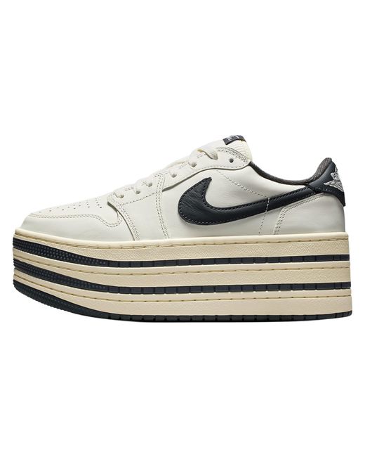Nike Black 1 Low Triple Stack "Sail Coconut Milk" Hv8288 100"