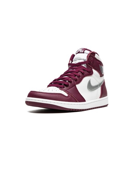 Nike Purple Air 1 Retro High Og "Bordeaux" 555088 611" for men