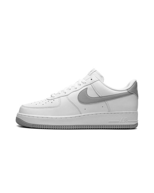 Nike Gray Air Force 1 Low '07 "white Light Smoke Grey" Shoes for men