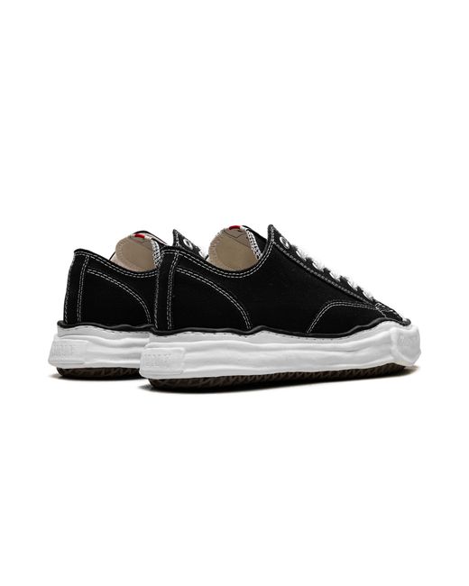 Maison Mihara Yasuhiro Black Peterson Og Sole Canvas Low A01Fw702 Blk" for men