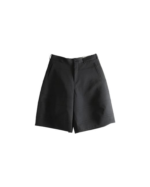 Comme des Garçons Black Loose Shorts Pq P015 051" for men