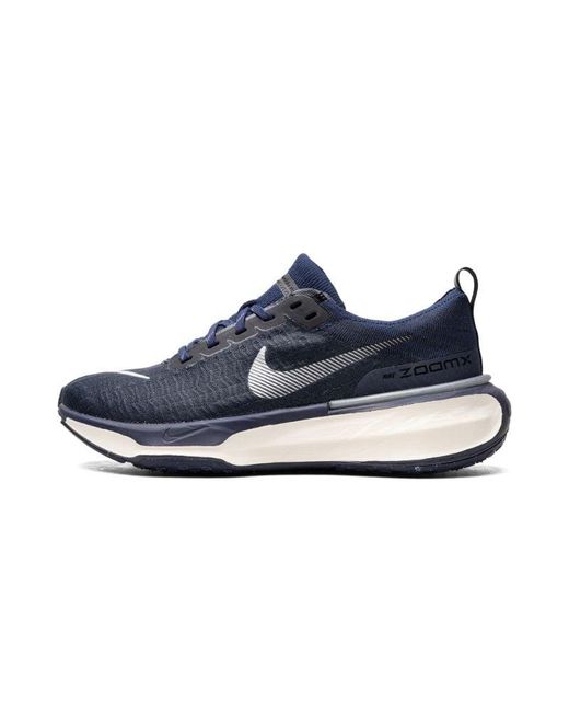 Nike Blue Zoomx Invincible Run 3 "college Navy" Shoes