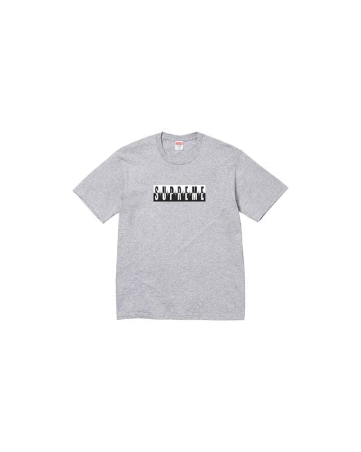 Supreme Black Split T-Shirt "Fw25