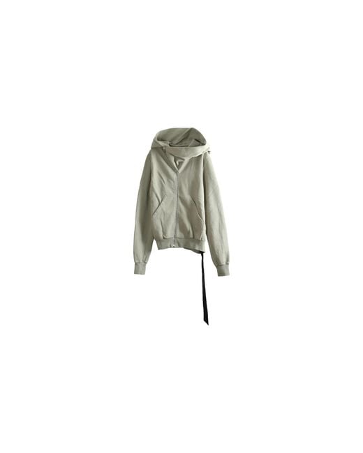 Rick Owens Black Mountain Hoodie Sweatshirt "Mineral" Du02F6286 F 59" for men