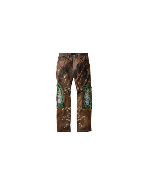 Who Decides War Black Garden Glass Patched Pants 11200670017Aw23" for men