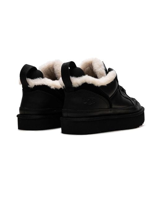 Ugg Black Lowmel Leather 1171537 Blk"