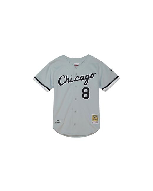 Mitchell & Ness Black Mlb Road Jersey Sox 1993 Bo Jackson" Ajy15644-Cws93Bjagrey" for men