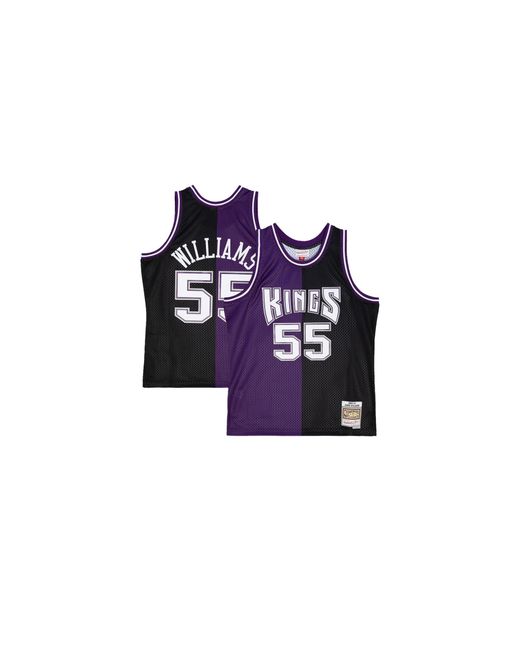 Mitchell & Ness Black Split Swingman Jersey "Nba Sacramento Kings 2000 Jason Williams" Smjy4845 Ski00Jwibkpr" for men