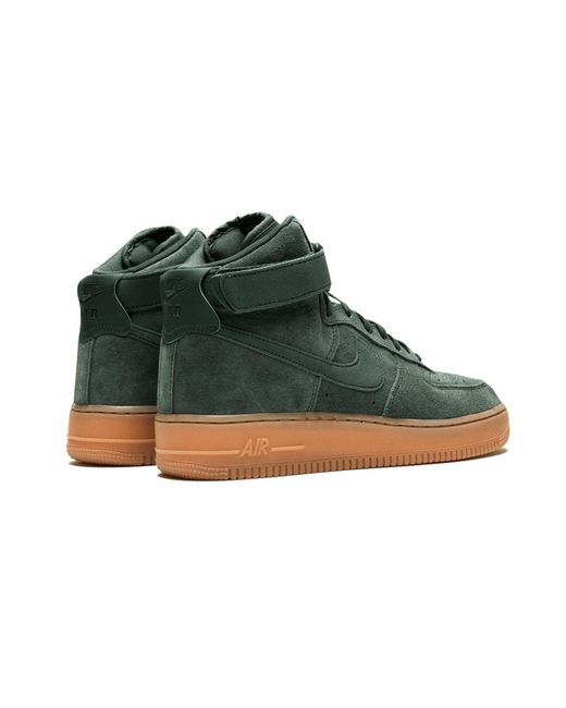 Nike Black Air Force 1 High '07 Lv8 Suede "Vintage" Aa1118 300" for men