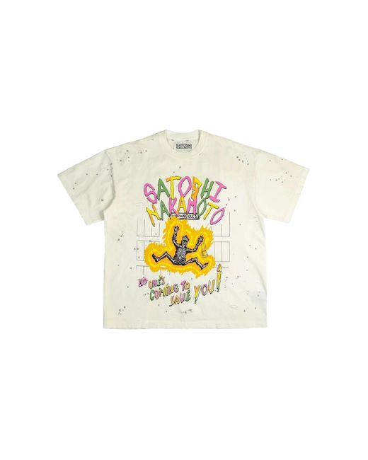 Satoshi Nakamoto Black No Savior T-Shirt Sat009" for men