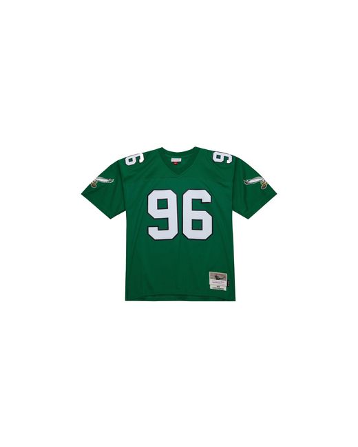Mitchell & Ness Green Nfl Dark Jersey Eagles 1990 Clyde Simmons "Eagles" Lgjy6408 Pea90Clsdkgn" for men