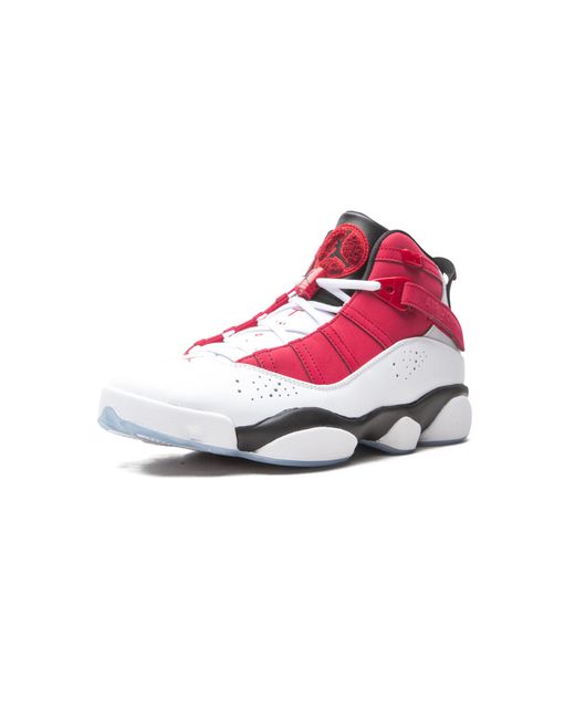 Nike Black 6 Rings "Carmine" 322992 106" for men