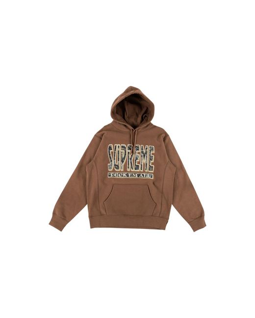 brown hoodie men