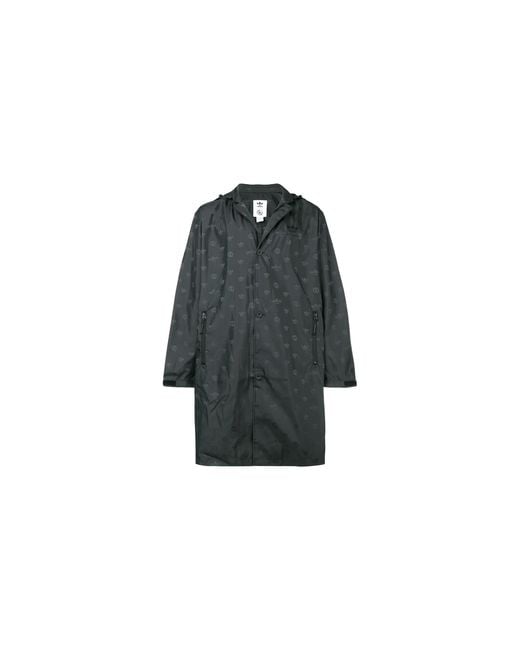 Adidas Black United Arrows & Sons Long Coat Cz8077" for men