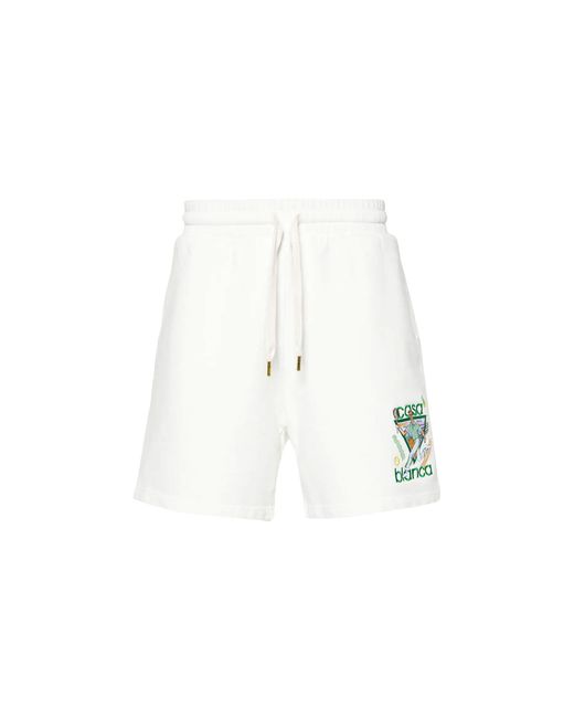Casablanca Black Le Jeu Embroidered Logo Shorts & Mps24-Jtr-003-02" for men