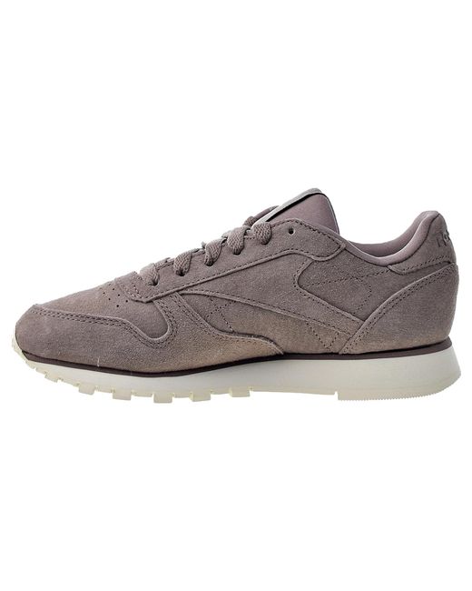 Reebok Gray Classic Leather "Sand" Dv8506"