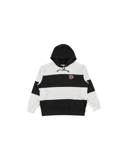 Shop Supreme Black And White Striped Hoodie | UP TO 59% OFF