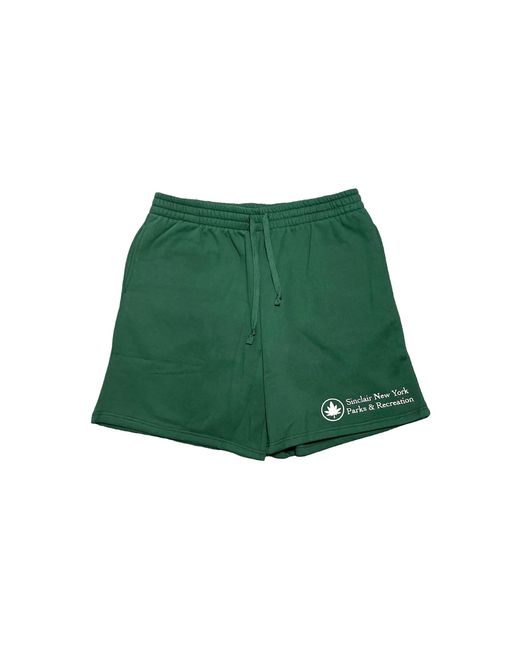 Sinclair Green Parks And Rec Sweatshorts "Forest" Smb70 1 Fgrn" for men
