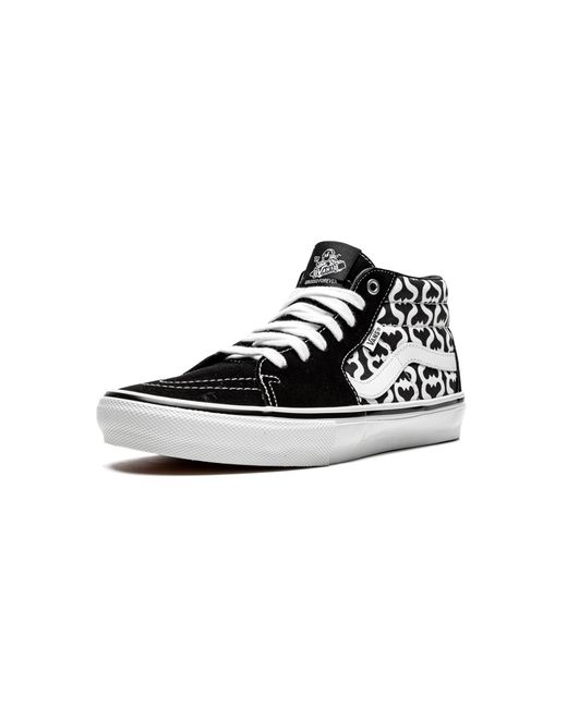 Vans Black Skate Grosso Mid "Supreme for men