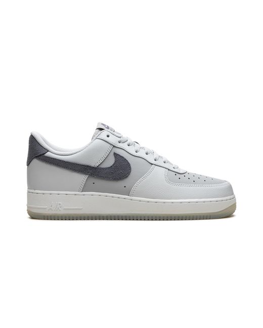 Nike Black Air Force 1 '07 Lv8 "Pure Platinum Light Carbon" Fj4170 001" for men