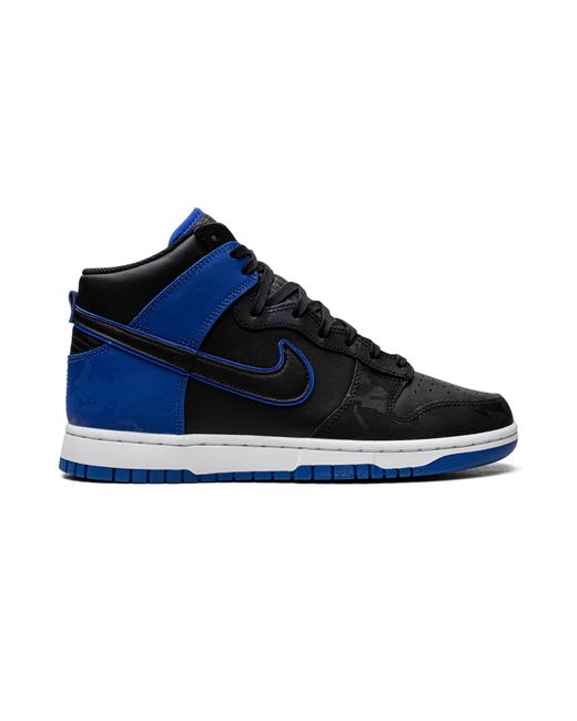 Nike Blue Dunk High Se "Camo Royal" Dd3359 001" for men