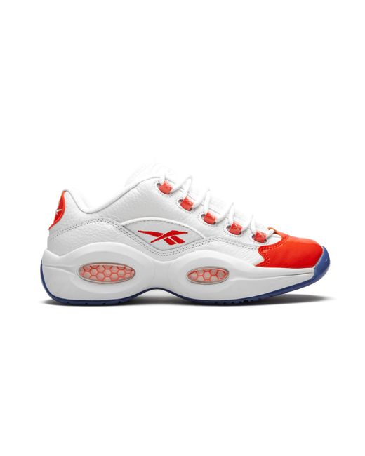 Reebok Black Question Low "Patent Vivid" Fx4999" for men