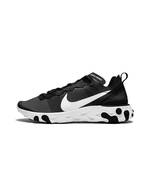 Nike Black React Element 55 Bq6166 003" for men