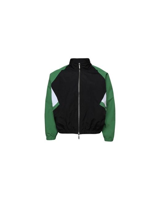 Rhude Black Color Block Track Jacket Rhps24Ja03005134" for men