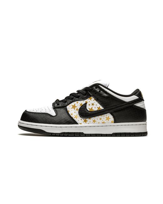 Nike Black Sb Dunk Low "Supreme for men
