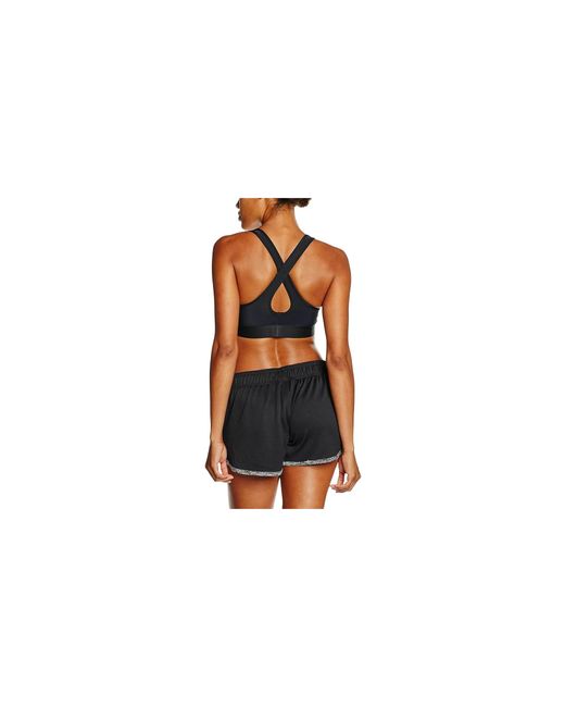 Under Armour Black Crossback Sports Bra 1276503 001"