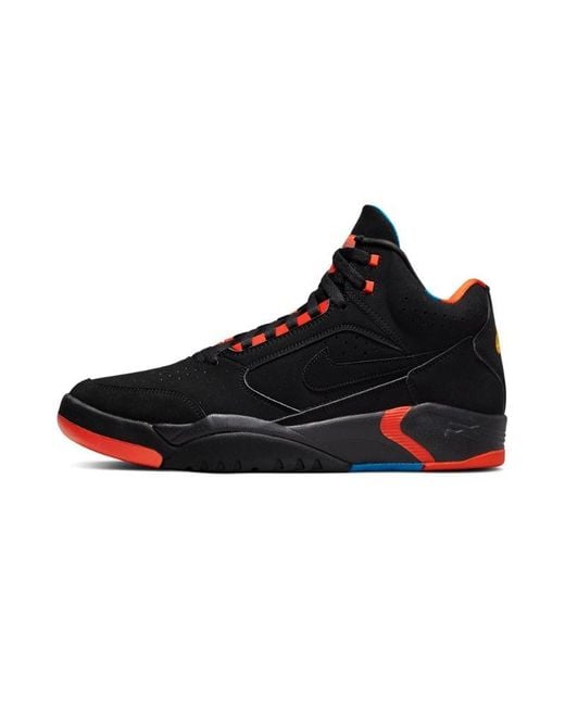 Nike Black Air Flight Lite Ii Mid "team Orange" Shoes for men