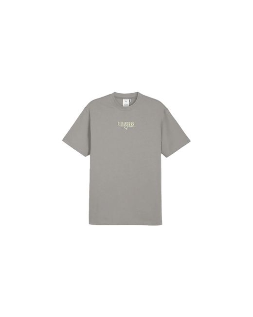 PUMA Black Graphic Tee "Pleasures for men