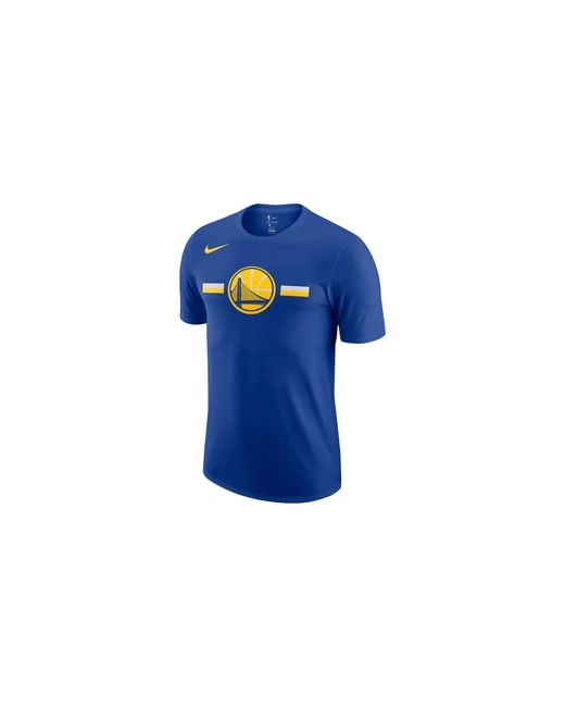 Nike Blue Nba Gs Warriors Dri-Fit Essential T-Shirt "Rush" 933714 495"