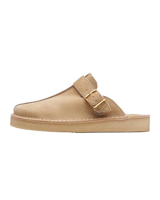 Clarks Black Trek Mule "Taupe Interest" 26171989" for men