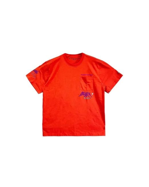 Chrome Hearts Red Sadistic Lipstick Ss T-Shirt "Matty Boy for men