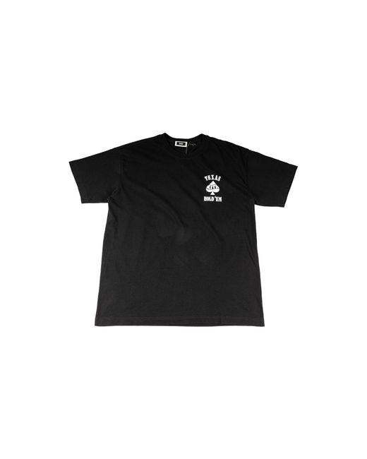 Kith Black Dallas Exclusive Royal Flush T-Shirt Khm030093 001" for men