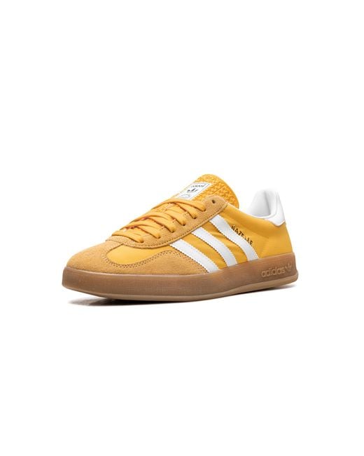 Adidas Yellow Gazelle Indoor "Crew Gum" Ie6606" for men