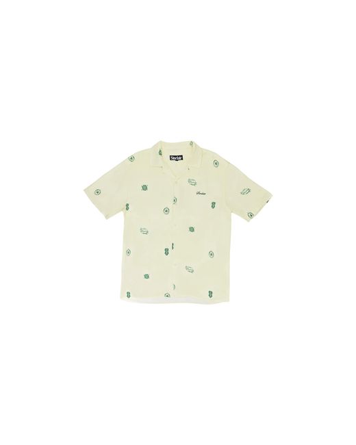 Sinclair Black Legal Tender Vacation Casual Button-Down Shirt "Ivory" Legal Tender Vacation Shirt Natural" for men