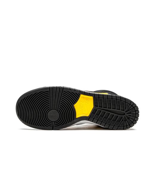 Nike Black Sb Dunk High Pro "Reverse Goldenrod" Db1640 001" for men