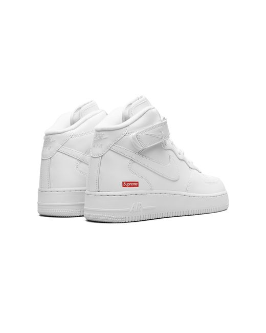 Nike Black Air Force 1 Mid "Supreme for men